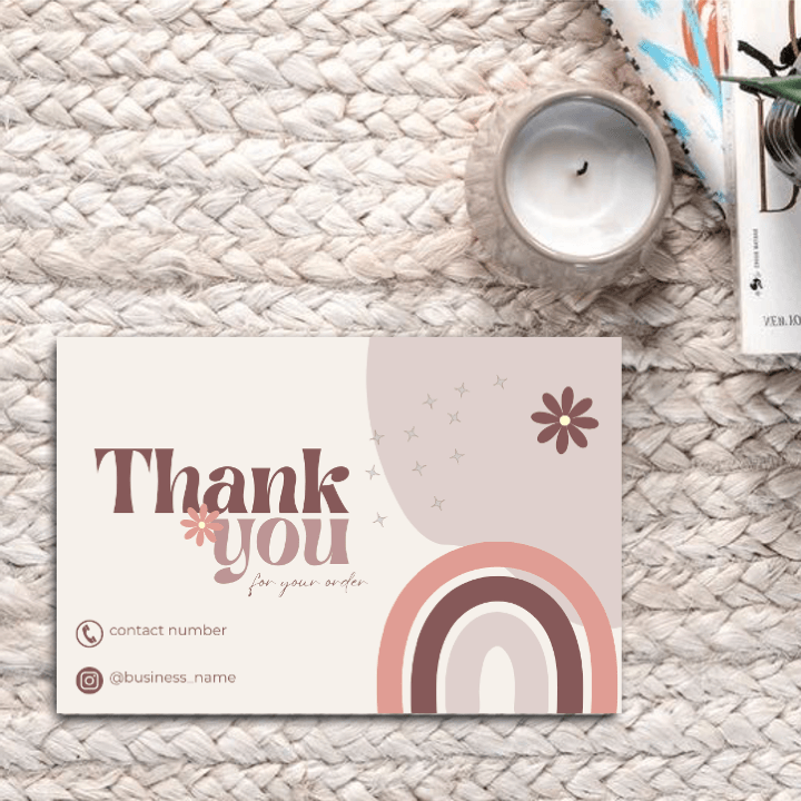 Thankyou Card Design #11 - Ingrained Prints