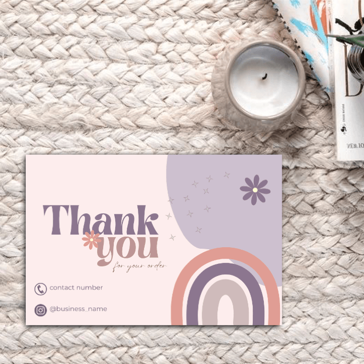 Thankyou Card Design #11 - Ingrained Prints