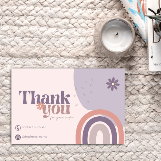 Thankyou Card Design #11 - Ingrained Prints