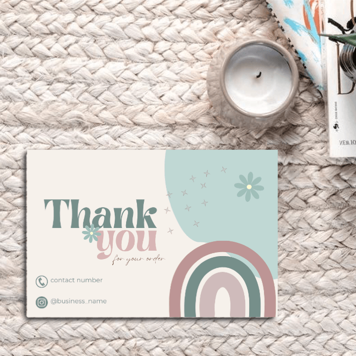 Thankyou Card Design #11 - Ingrained Prints