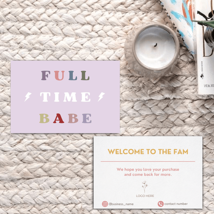 Thankyou Card Design #4 - Ingrained Prints