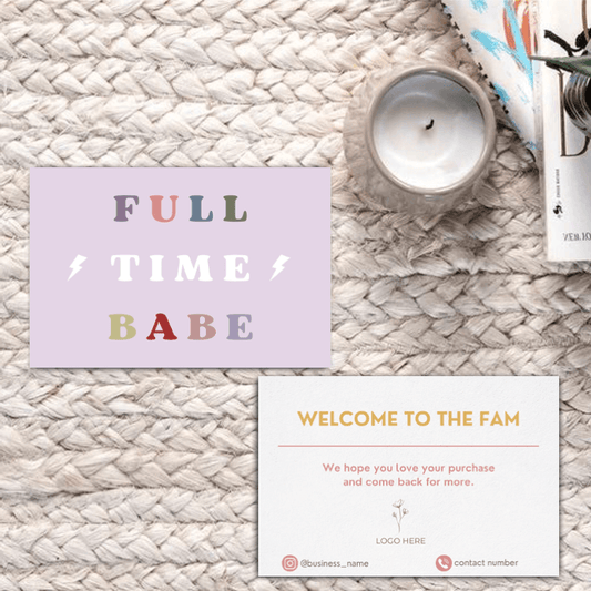 Thankyou Card Design #4 - Ingrained Prints