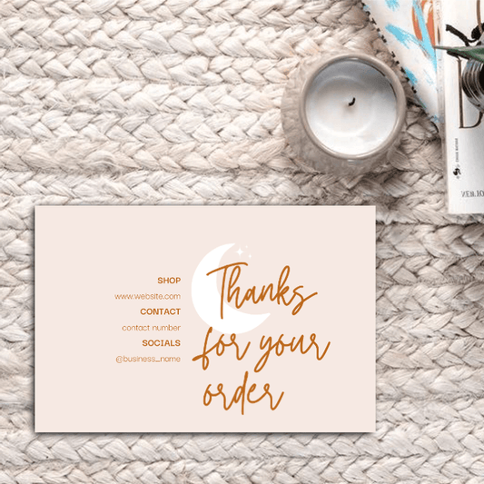 Thankyou Card Design #13 - Ingrained Prints