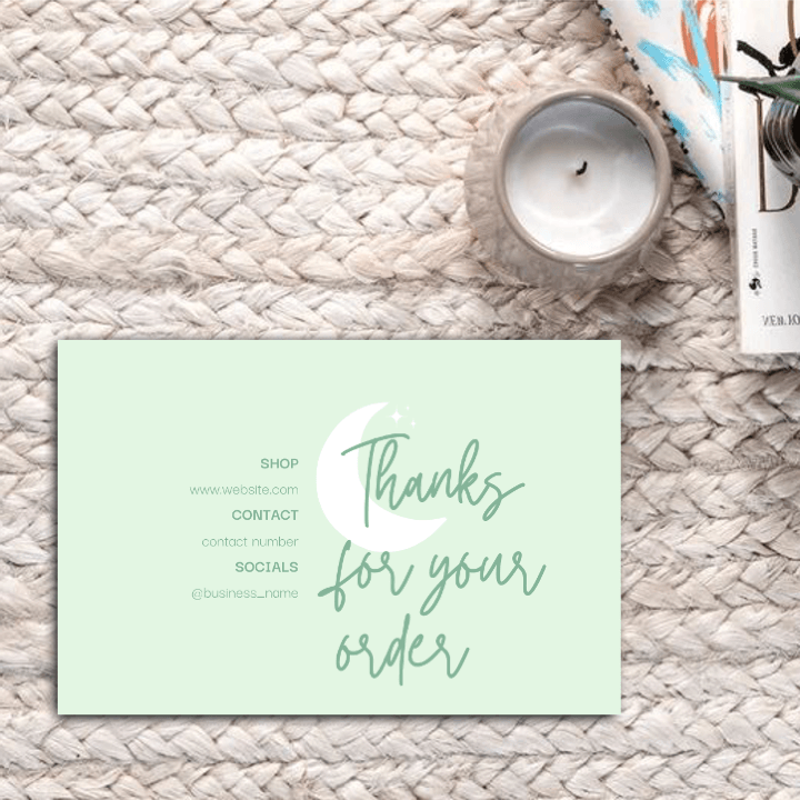 Thankyou Card Design #13 - Ingrained Prints