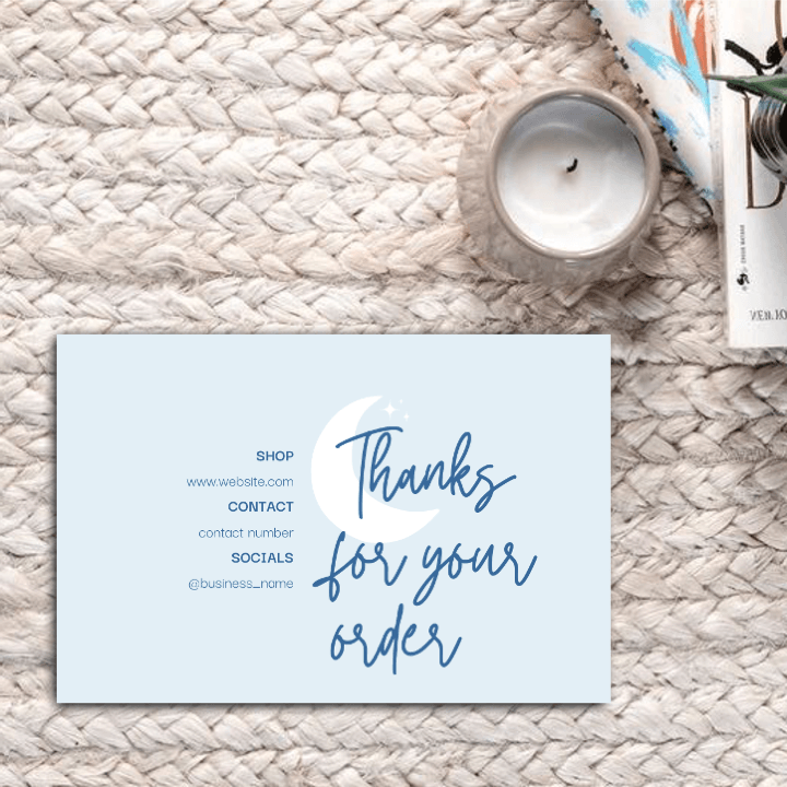 Thankyou Card Design #13 - Ingrained Prints