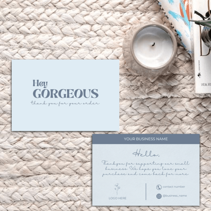 Thankyou Card Design #6 - Ingrained Prints