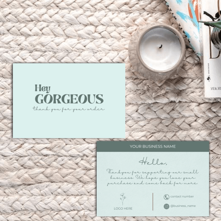 Thankyou Card Design #6 - Ingrained Prints