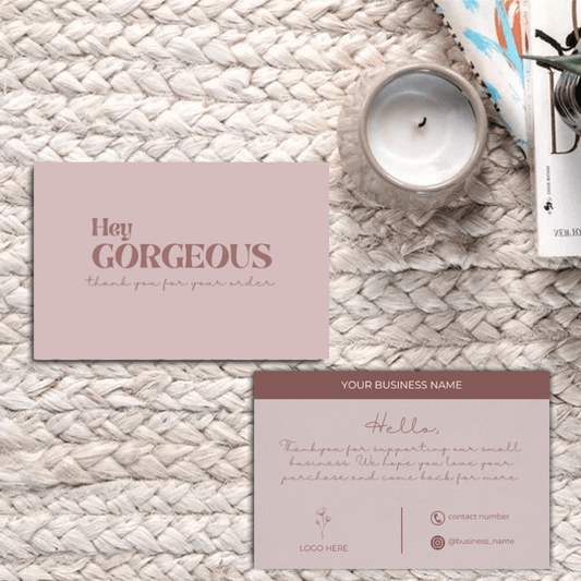 Thankyou Card Design #6 - Ingrained Prints