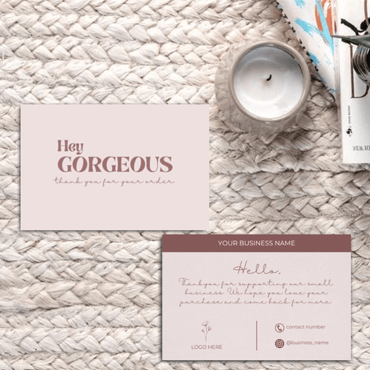 Thankyou Card Design #6 - Ingrained Prints