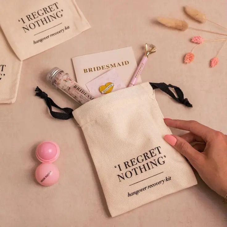 Hangover Kit Pouches Ingrained Prints