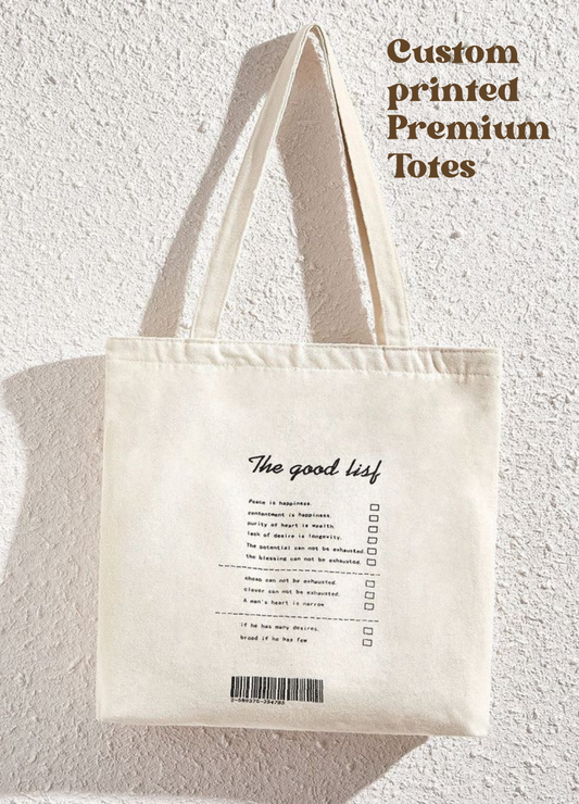 Premium Printed Tote Bags