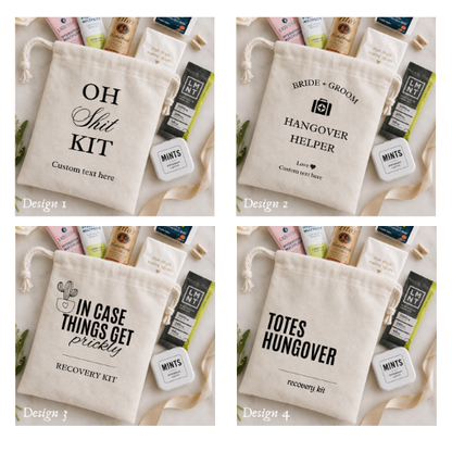 Hangover Kit Pouches