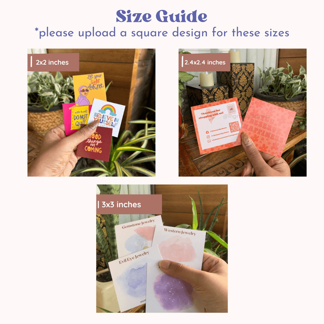 Custom Size Cards - Ingrained Prints