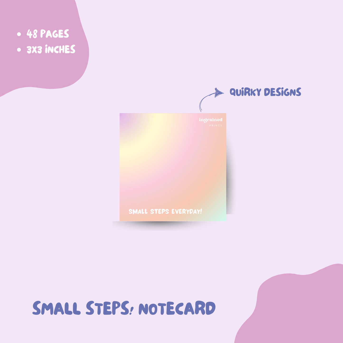 Small Steps Notecard