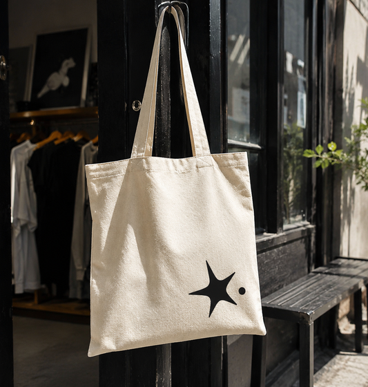 Premium Cotton Tote Bags - Custom Single Colour Print