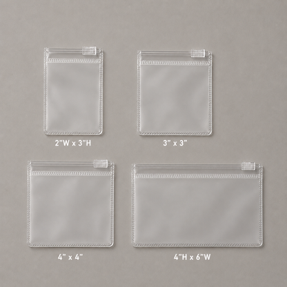 Printed Frosted Jewelry Pouch (Transparent Head)