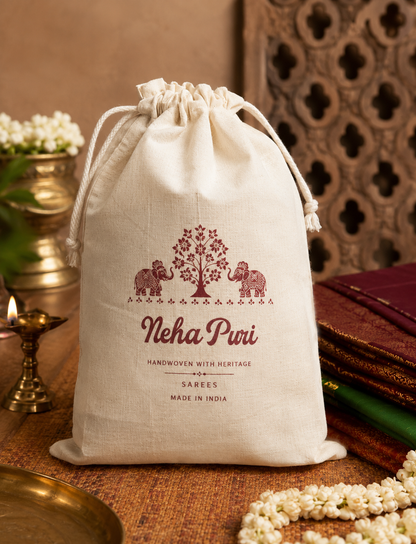 Dustbags Cotton Drawstring - Single Colour Print