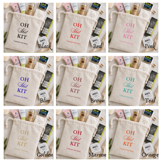 Cotton Drawstring Bags - Single Colour Print