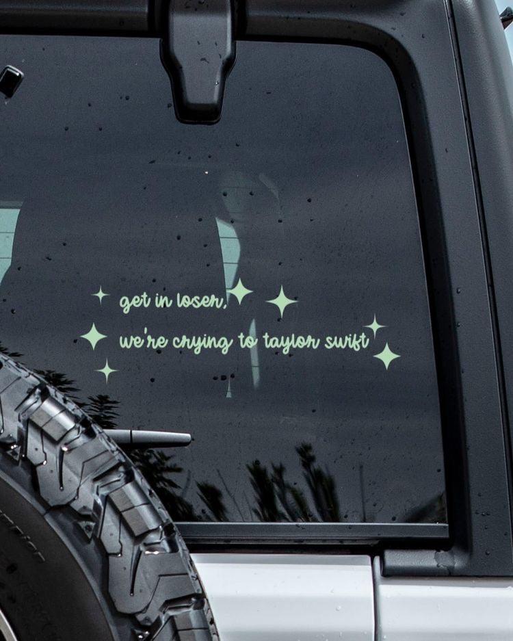 Taylor Mirror Decal Sticker - Ingrained Prints