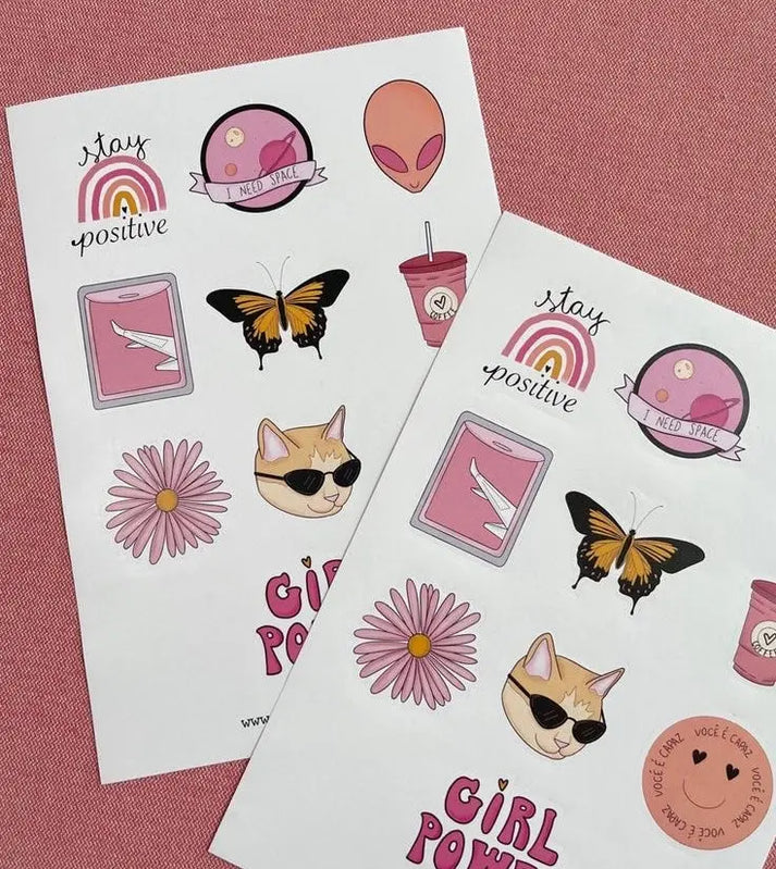 Freebie Sticker Sheets – Ingrained Prints