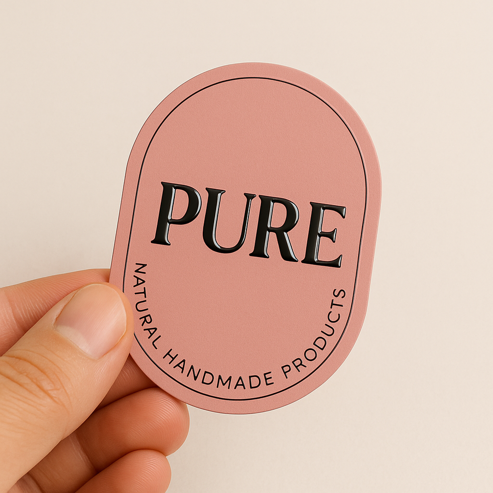 UV Embossed Stickers – Ingrained Prints