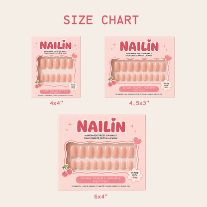 Custom Press on Nail Box + Card