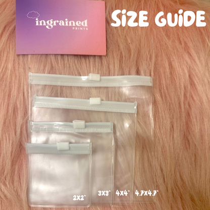 Frosted Jewelry Pouch (White Head) - Multicolour Print