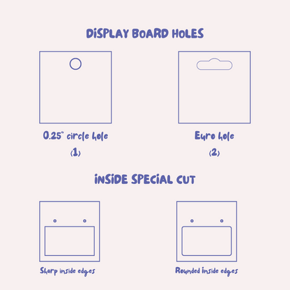 Custom Printed Jewelry Display Cards
