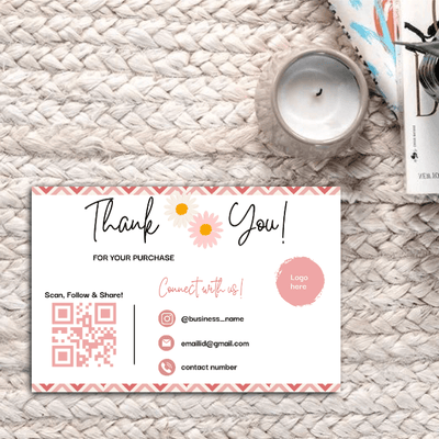 Thankyou Card Design #14 - Ingrained Prints