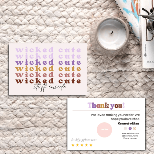 Thankyou Card Design #16 - Ingrained Prints
