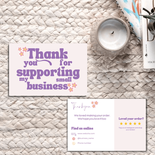 Thankyou Card Design #18