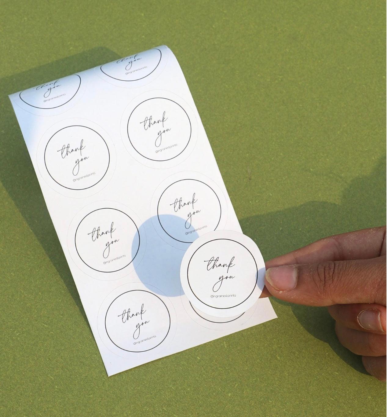 Custom Size Stickers - Ingrained Prints