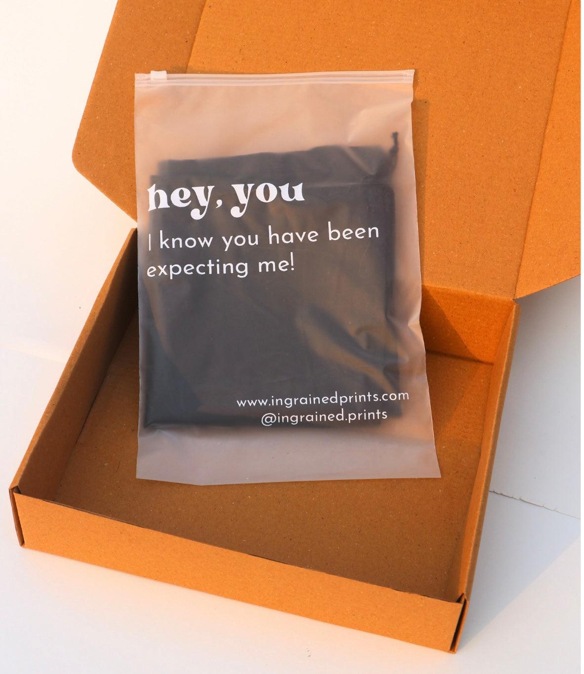 Printed Frosted Zip Lock Pouches - Ingrained Prints