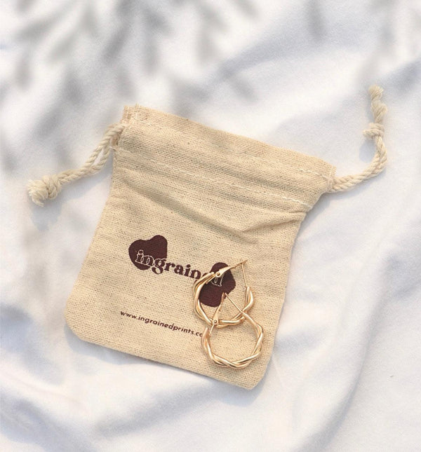 Printed Drawstring Bags - Ingrained Prints