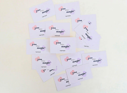 Bulk Cards (Thankyou Card, Business Card, Jewelry Card) - Ingrained Prints