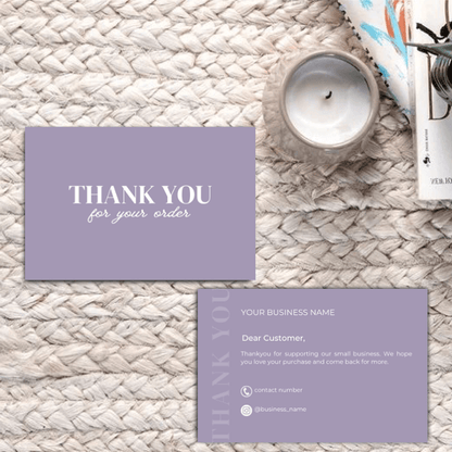 Thankyou Card Design #7 - Ingrained Prints