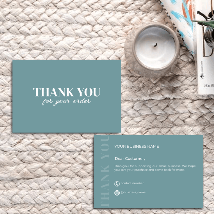 Thankyou Card Design #7 - Ingrained Prints