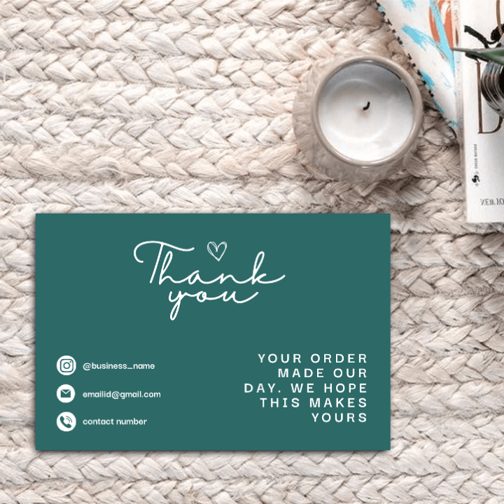 Thankyou Card Design #12 - Ingrained Prints
