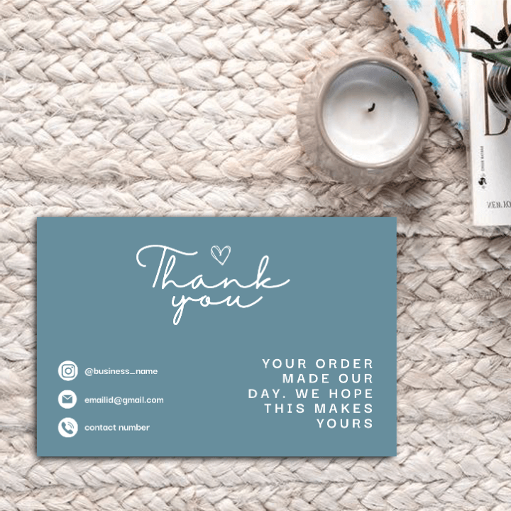 Thankyou Card Design #12 - Ingrained Prints