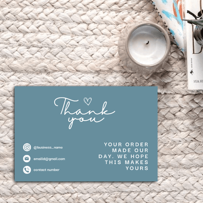 Thankyou Card Design #12 - Ingrained Prints