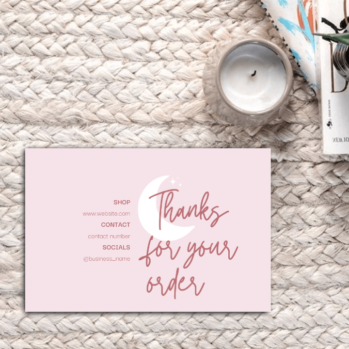 Thankyou Card Design #13